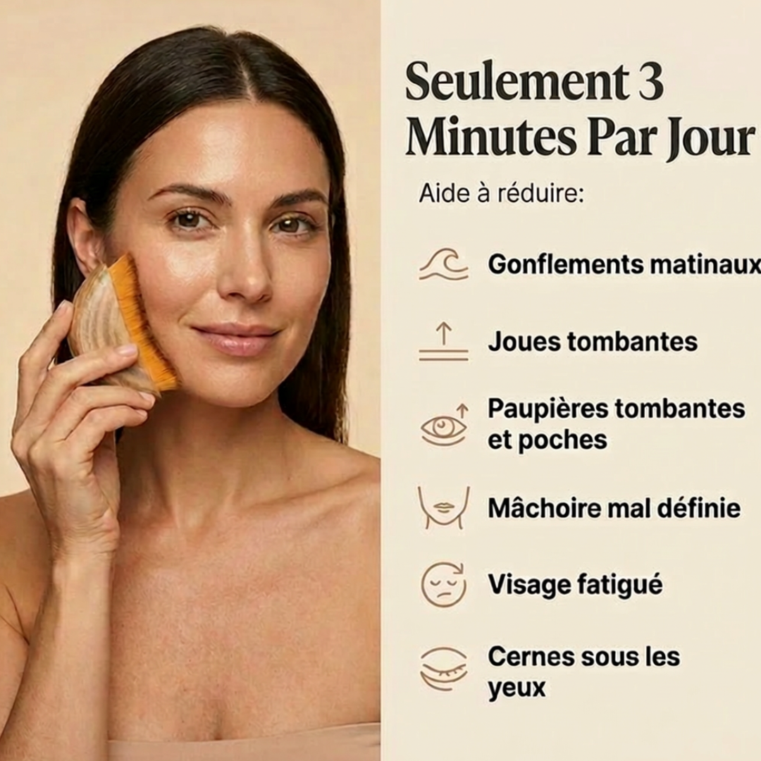 Brosse Lymphatique LYMPUR™ — Le Rituel Sculptant du Visage